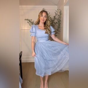 Ivy City Co Encore Dress in Periwinkle - Medium